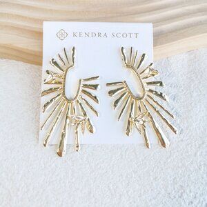 BRAND NEW Kendra Scott Melody Hoop Earrings Gold